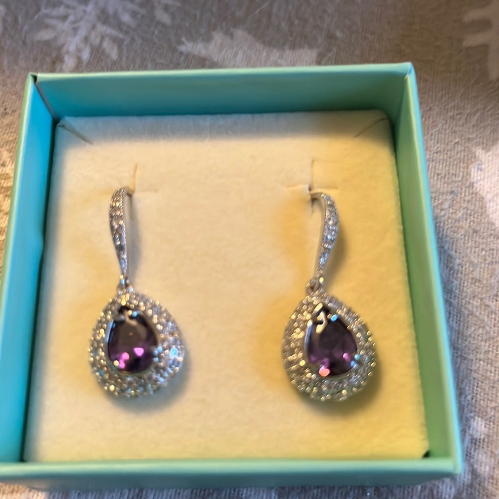 Drop style formal earrings